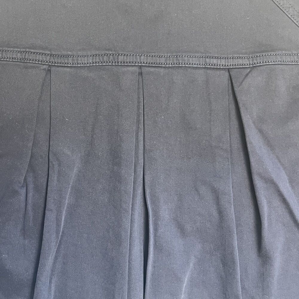 Liverpool Womens Navy Blue Shacket Sz S Button Up Cotton Blend Minimalist Casual - Picture 12 of 13